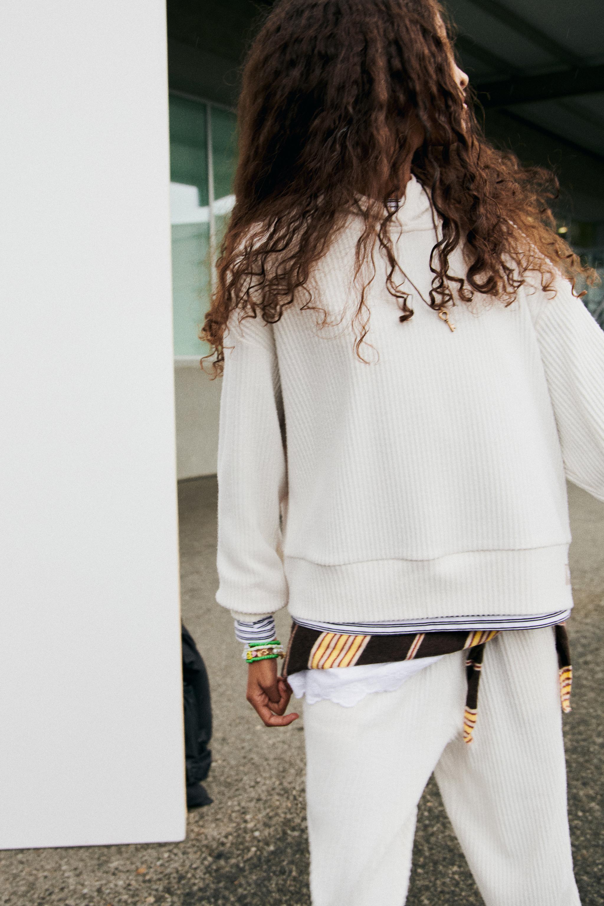 SOFT TOUCH RIBBED HOODIE